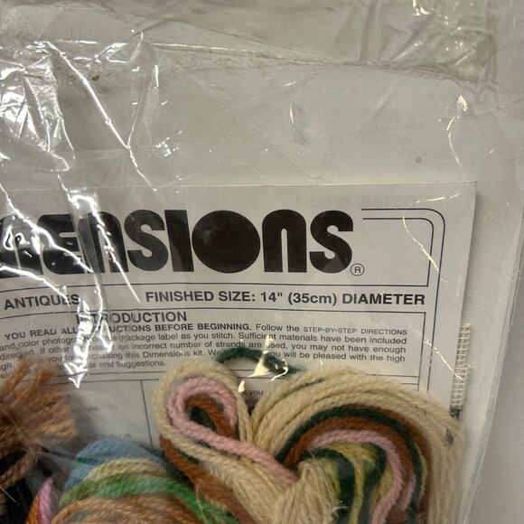 Vintage Dimensions Needlepoint Kit 2421"Peppercricket Antiques" Charles Wysocki - Picture 6 of 9